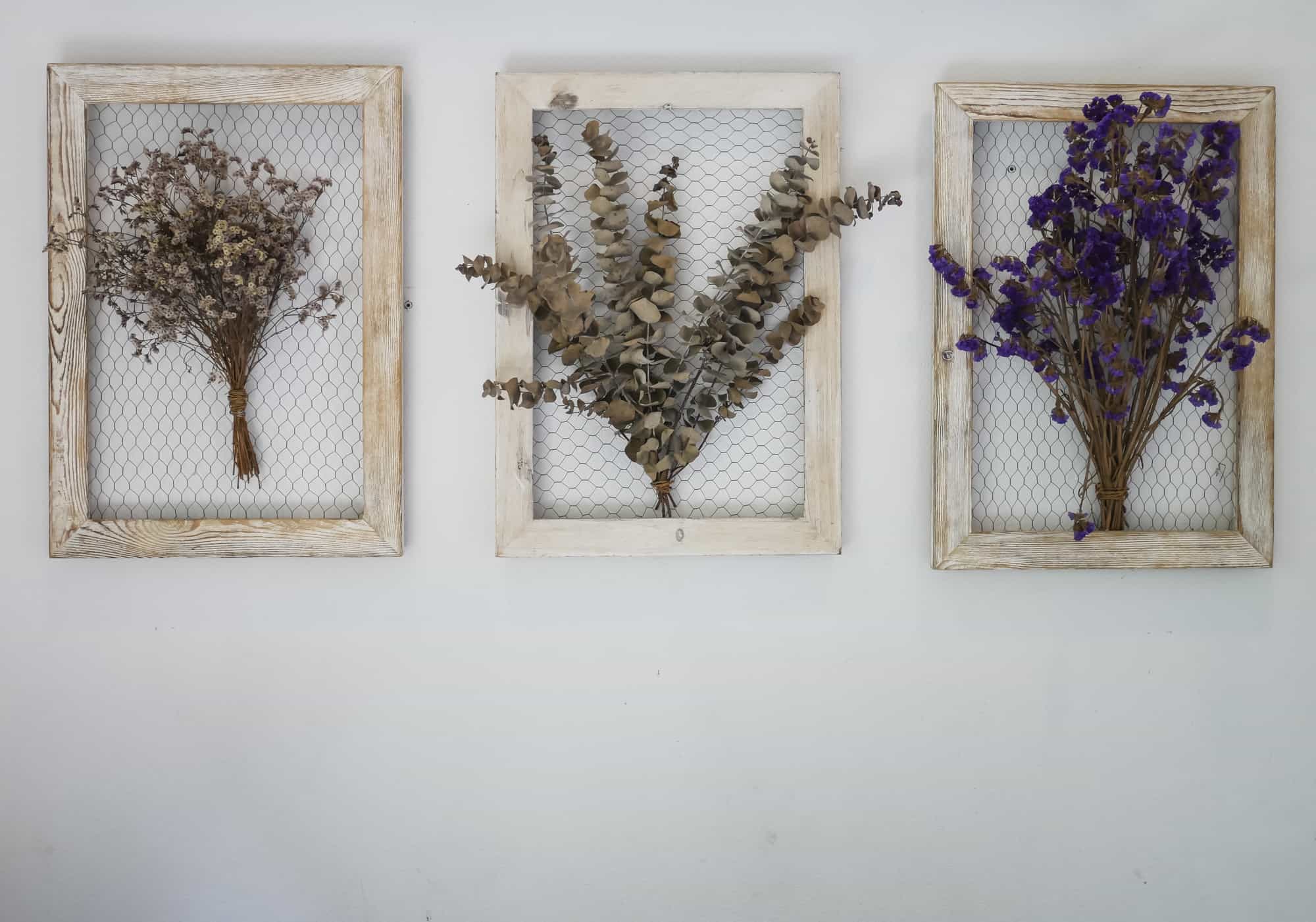 How To Display Dried Flowers In A Frame